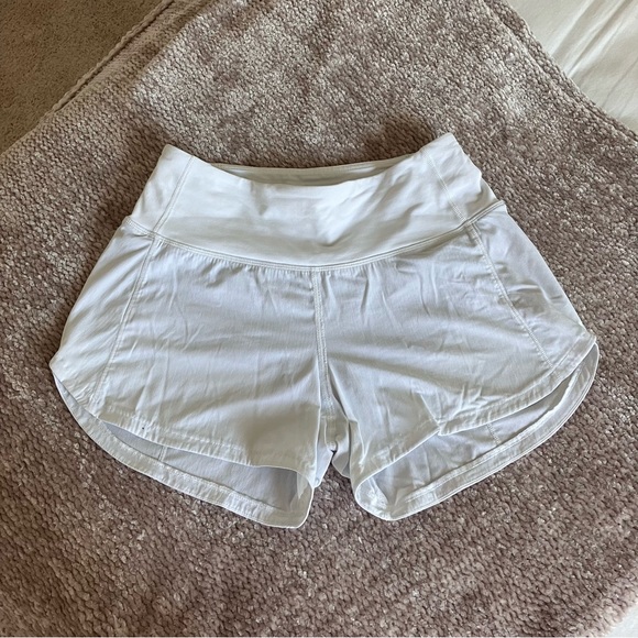 lululemon athletica Pants - Lululemon SpeedUps 4” size 0 White